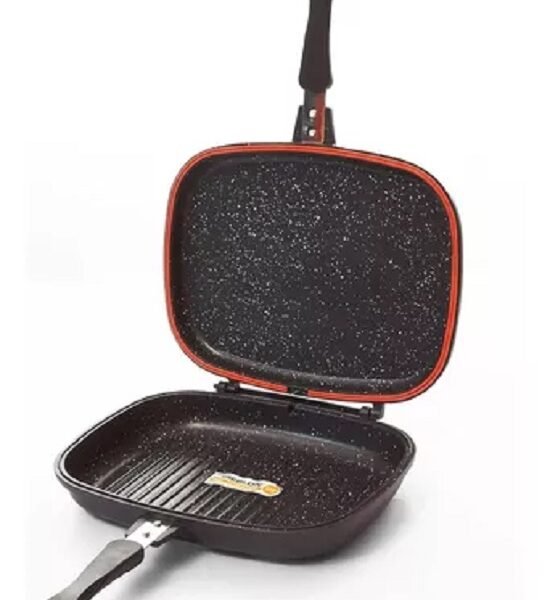 Sarten doble parilla antihaderente 36 cm