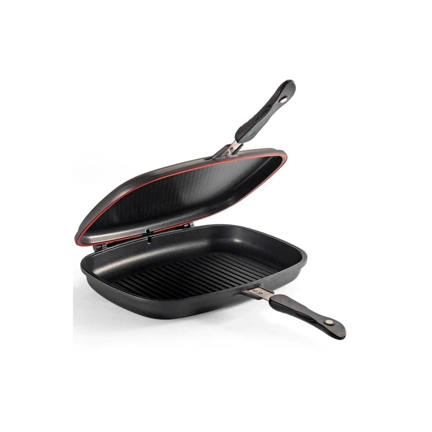 Sarten doble parilla antihaderente 36 cm - Imagen 2